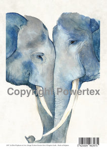 Blue Elephants - Animal Design for Powerprint