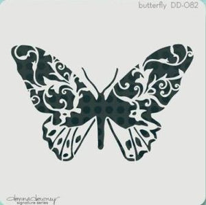 Donna Downey Signature stencil Butterflies