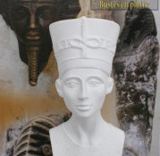 Plaster Nefertiti 4" - for sale