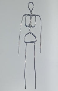 Wire armature for figurines 15"